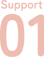 一人ひとりの個性や希望に合わせた個別指導へ 入学直後から将来を意識します。