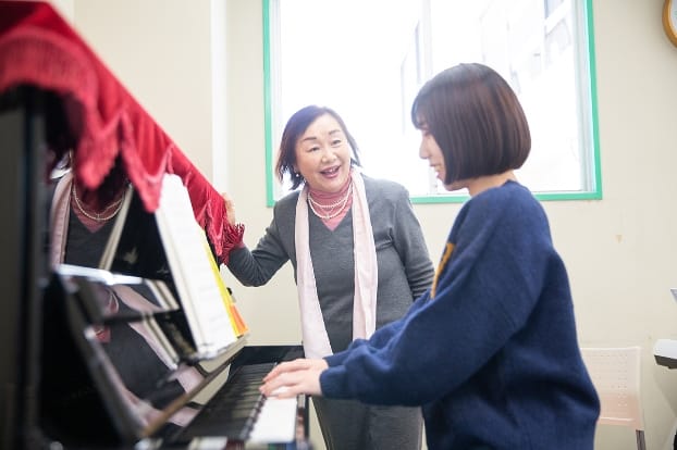 とても手厚いピアノの指導