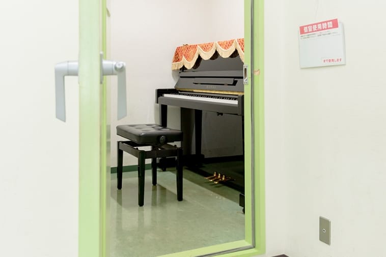 いつでも使用できる練習室！