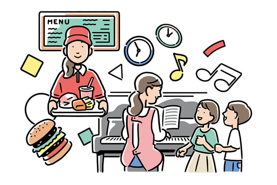 自分に合った通い方で成長できる自分に出会える！